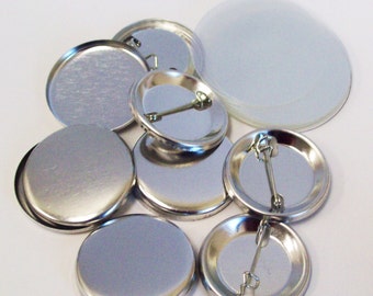 1000 Tecre 1.25 Inch Complete Pin Back Button Parts - for use with Tecre 1-1/4" Button Maker Machine
