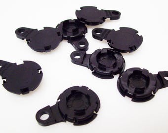 Coque arrière Versa en plastique uniquement pour boutons de 1,25 pouce