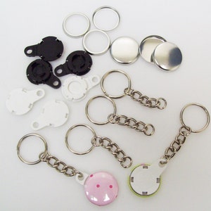 1 CHAIN Key Chain Tecre Parts Enough to Make 100 Key Chains Keychains 1 Inch image 1