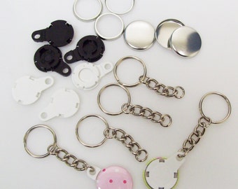 1" CHAIN Key Chain Tecre Parts  - Enough to Make 100 Key Chains Keychains 1 Inch