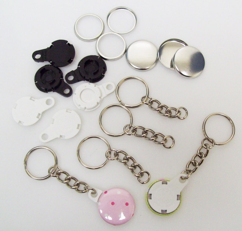 1 CHAIN Key Chain Tecre Parts Enough to Make 100 Key Chains Keychains 1 Inch image 1