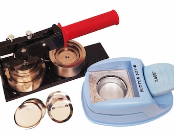 PHOTO 2.25" KIT -PHOTO Machine, Table Top Punch and 100 Pin Back Parts