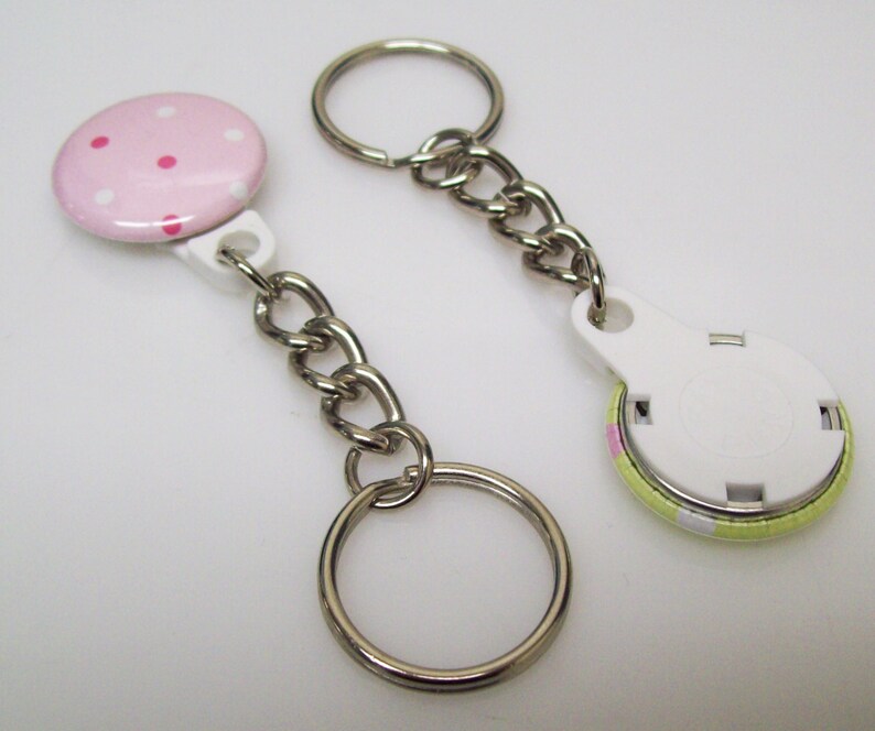1 CHAIN Key Chain Tecre Parts Enough to Make 100 Key Chains Keychains 1 Inch image 2