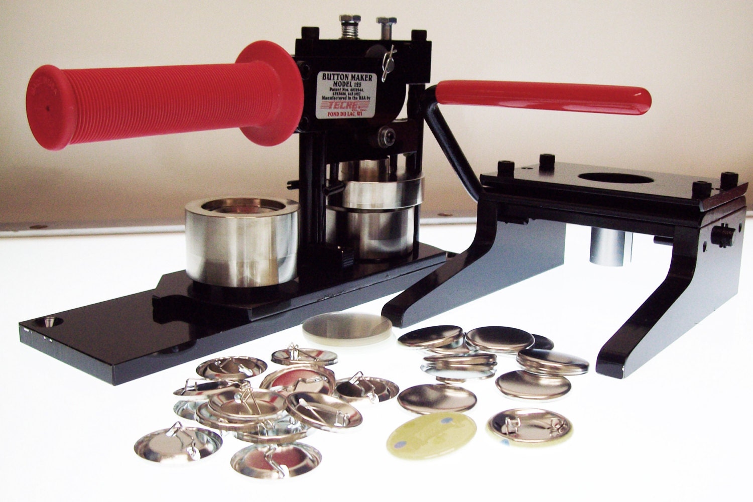 3.5 3-1/2 Inch Button Making Kit - Tecre Button Maker Machine, Tecre  Graphic Punch, 100 Magnet Parts - Button Boy