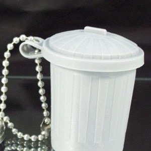 Trash Truck Dump Truck Trash Can Garbage Can Recycle Birthday Party Favors -25 pcs - Includes Trash Can and Ball Chain