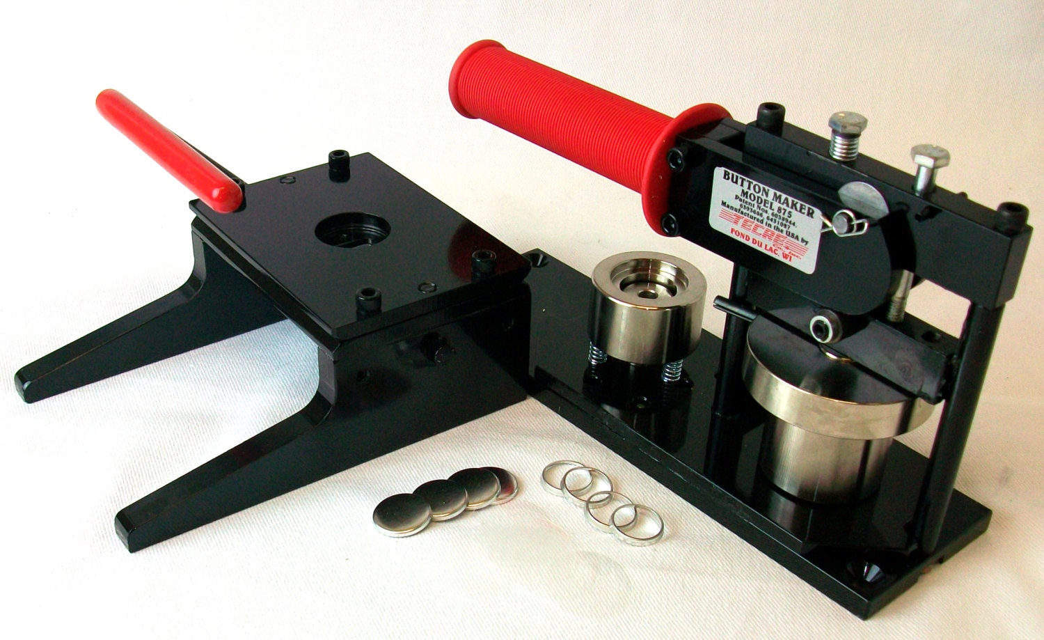 3.5 3-1/2 Inch Button Making Kit - Tecre Button Maker Machine, Tecre  Graphic Punch, 500 Pin Back Button Parts