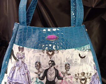 Days of the Dead Handbag Purse Rainbow