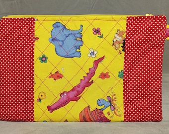 Animals Zipper Pouch Makeup Bag Clutch