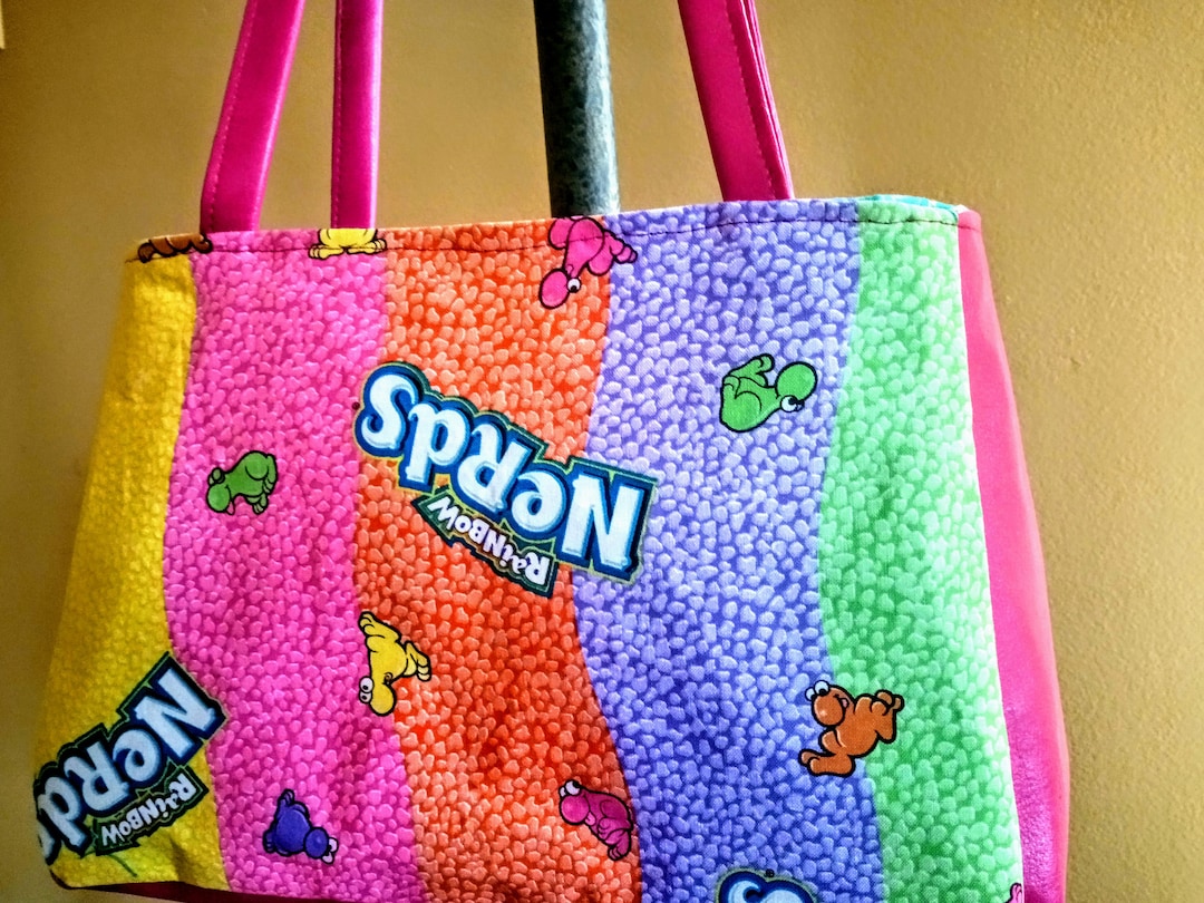 Nerds, Candy Bag, Purse, Tote, Handbag, Sweets Willy Wonka