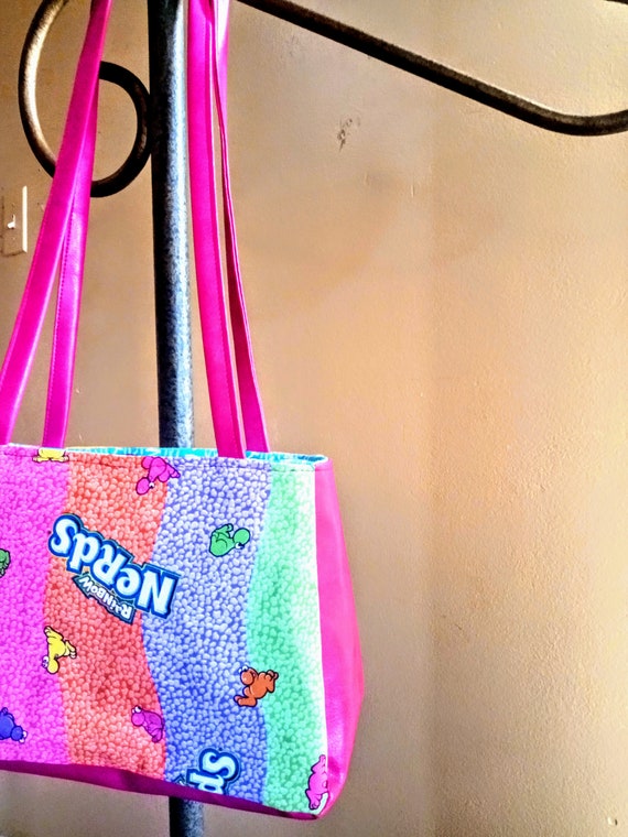 Nerds, Candy Bag, Purse, Tote, Handbag, Sweets Willy Wonka