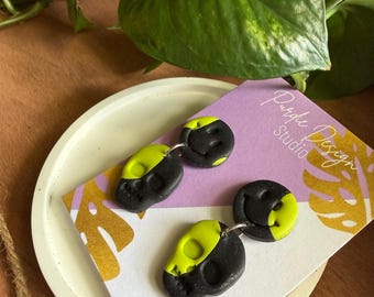 Colorful Clay Earrings Set - Unique Statement Jewelry - Trendy Fashion Accessories - Gifts For Her