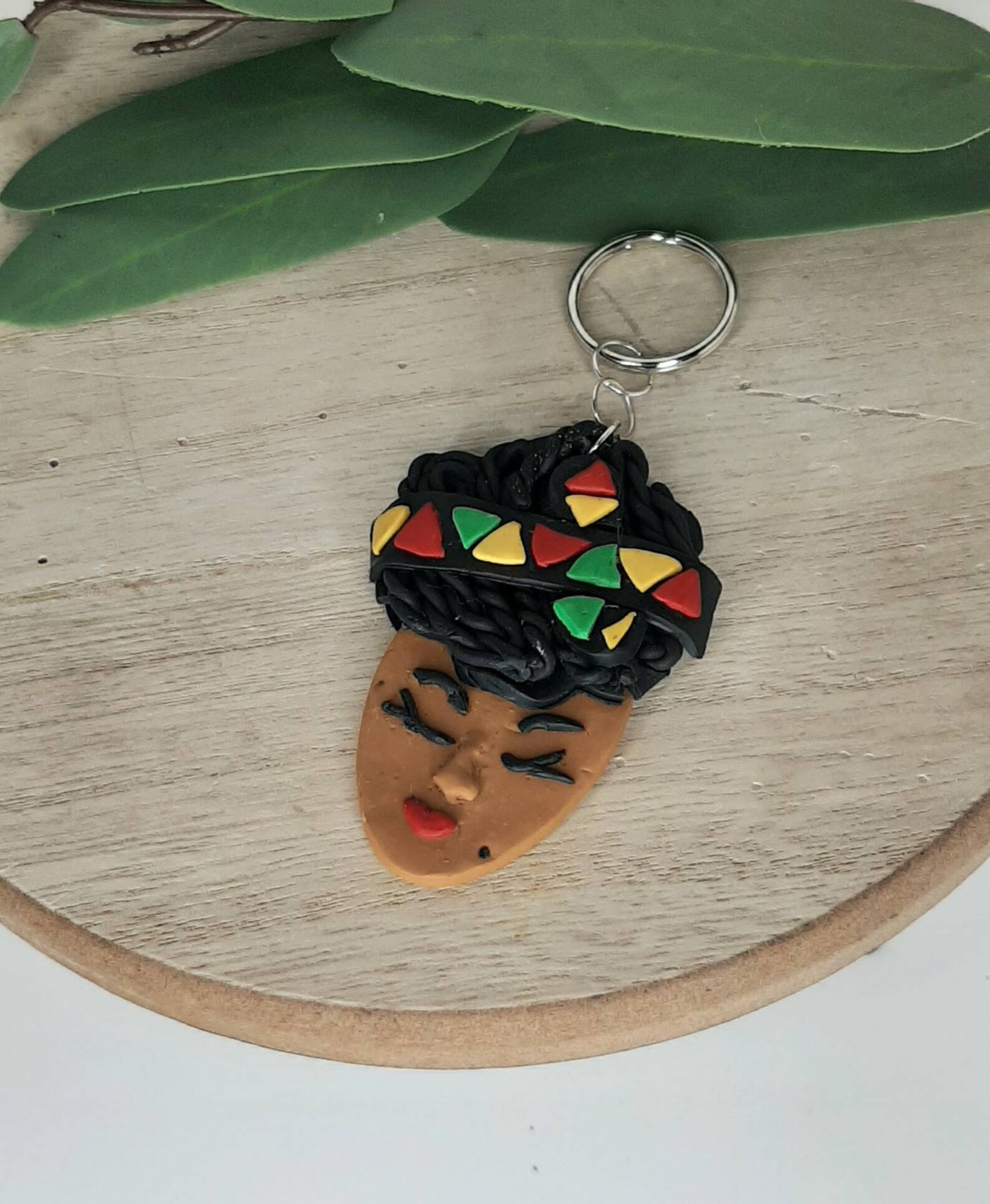 Llavero de arcilla amuletos de arcilla polimérica llaveros Etsy