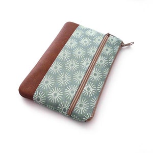 Small wallet with two compartments, cell phone pocket, wallet card compartment image 2