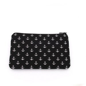 Small wallet for women, anchor, stripes image 2