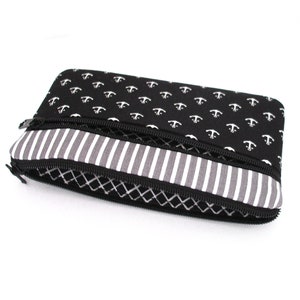 Small wallet for women, anchor, stripes image 3