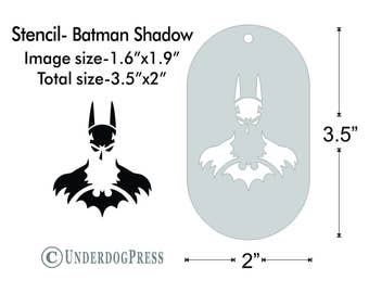 Batman Stencil Re-usable Genuine Mylar