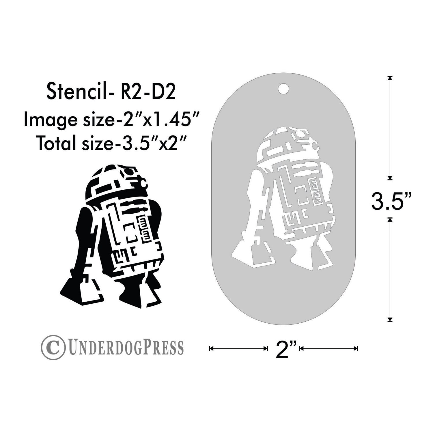 Stencils Star Wars Set of 12 Medium | Etsy