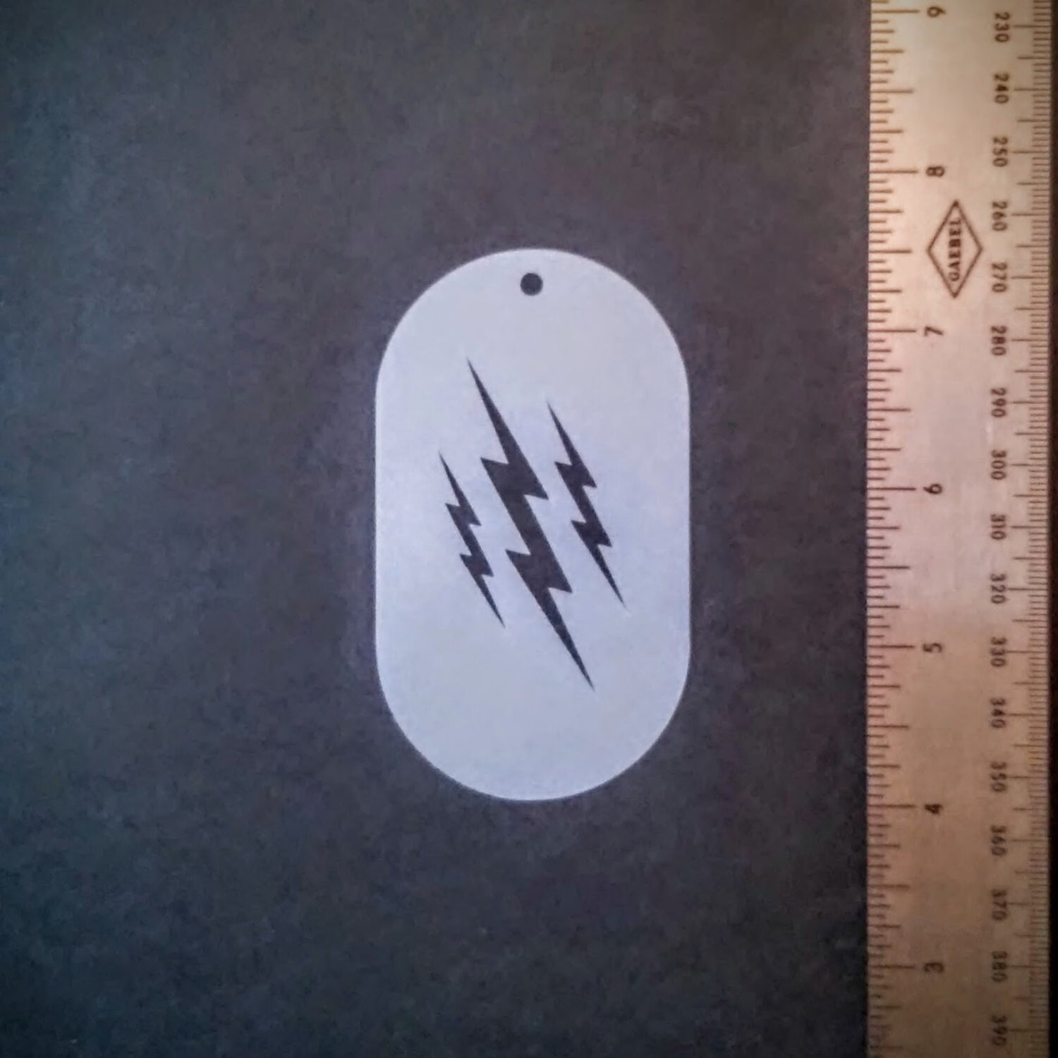 Stencil Lightning Bolt Medium | Etsy