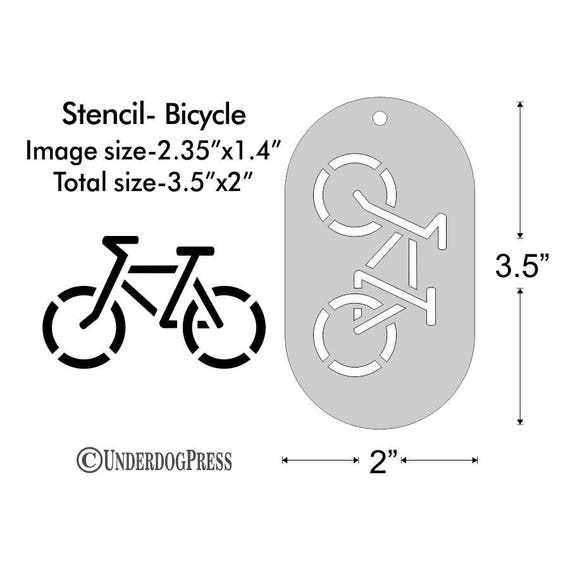 Airbrush Schablone Stencil Fahrrad Rad Bike 1646 