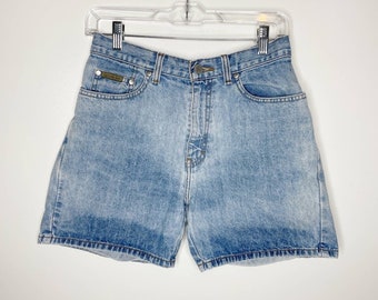 vintage High Rise Calvin Klein Jeans Blue Short délavé Taille 6