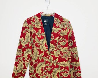 『5年保証』 Vintage 90s KRISS Jacket Gobelin Tapestry Fabric Jacket ジャケット・アウター