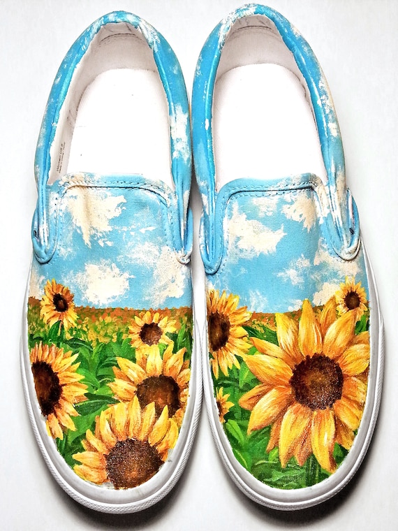 baby sunflower shoes