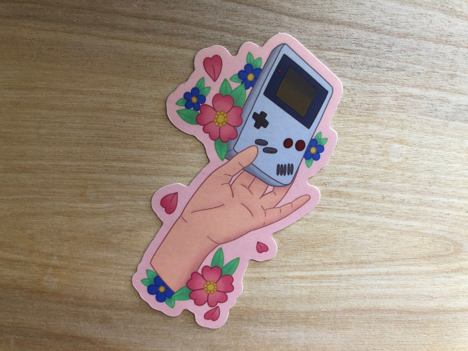 Retro Gameboy Vinyl Sticker Etsy