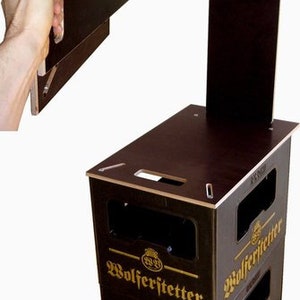 Beer crate stool Bikasi plug-in version image 1