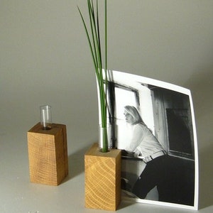 Kartenhalter Blumenvase Kerzenhalter "Cuby"