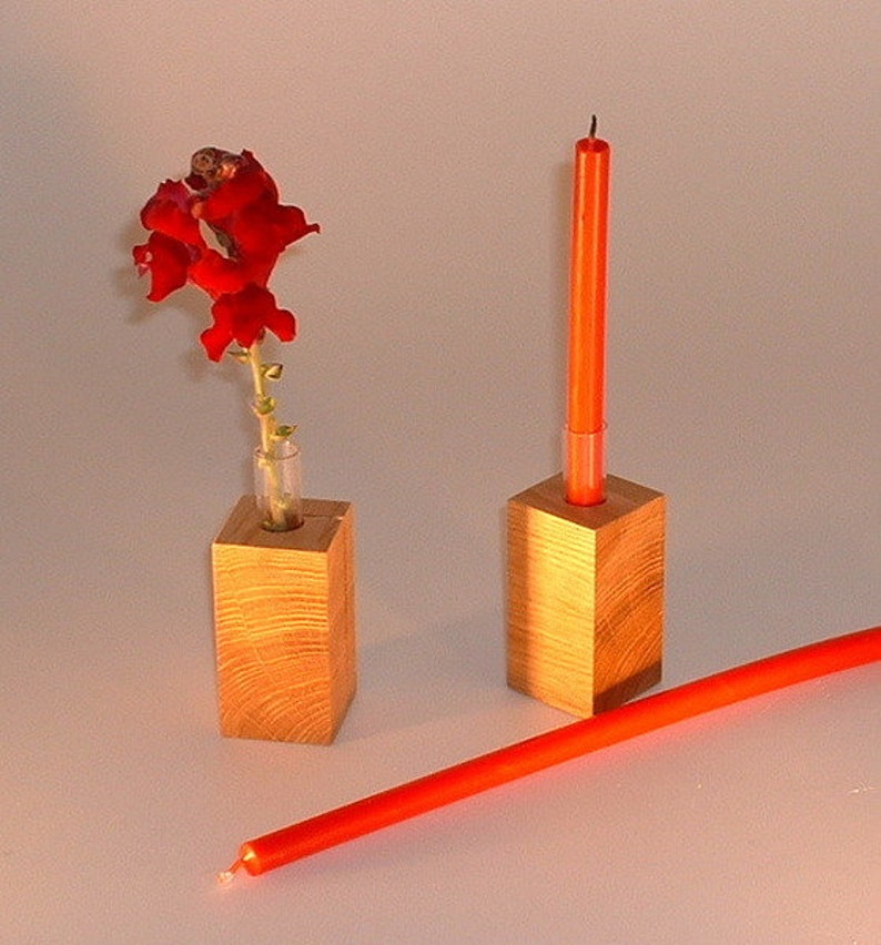 Kartenhalter Blumenvase Kerzenhalter Cuby Bild 2