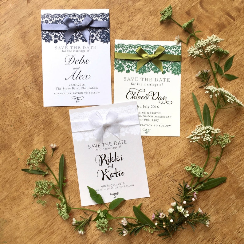 Vintage Lace Wedding Stationery - Etsy