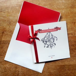 Papeterie de mariage Mistletoe Design // Thème mariage d’hiver