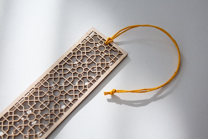 Personalized Wooden lasercut bookmark inspired by traditional Etsy