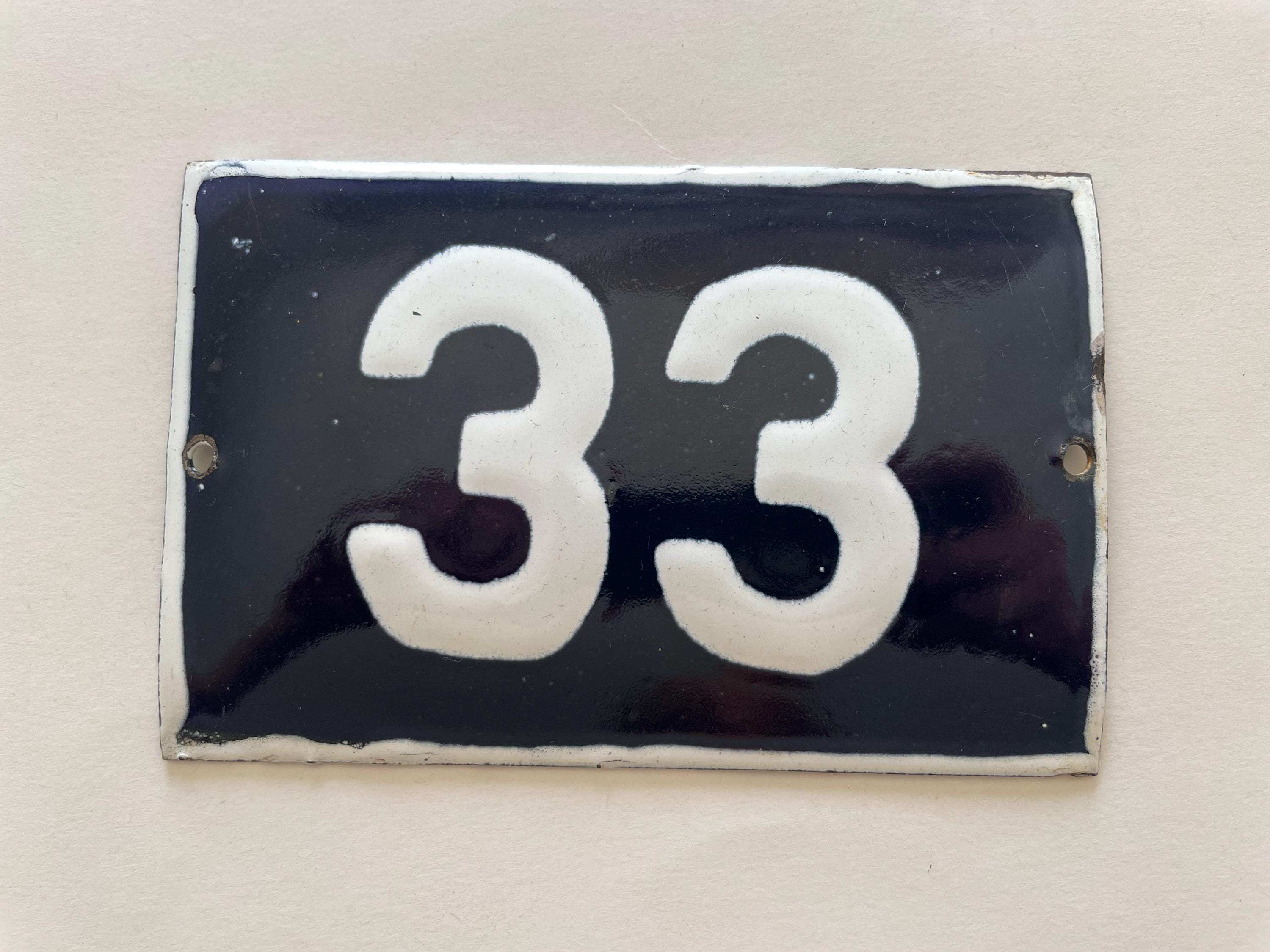 House Number 33 - Etsy