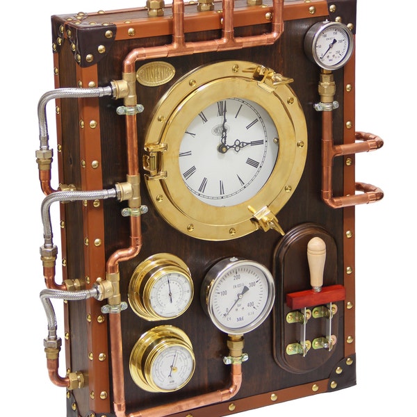 Wall Clock BernisCervera (Industrial Steampunk old and vintage style)