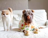 Bespoke Fleecey Dog Jumpsuit/Jacket/Coat/Best Selling/Pyjamas/Jumper w Hoodie or Funnel Neckline