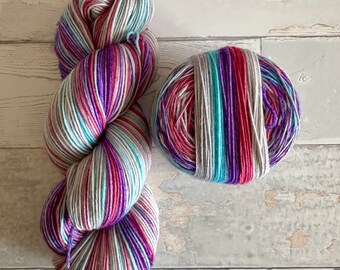 Albus Dumbledore, 5 stripes, self-striping sockyarn, handdyed sockyarn, handdyed yarn, handdyed wool