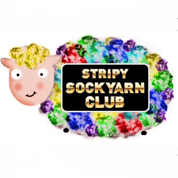 Stripy Sockyarn Club (1, 2, 3, 6 oder 12 Monate), selbststreifendes Sockengarn, handgefärbte sockenwolle, handgefärbtes Garn, handgefärbt