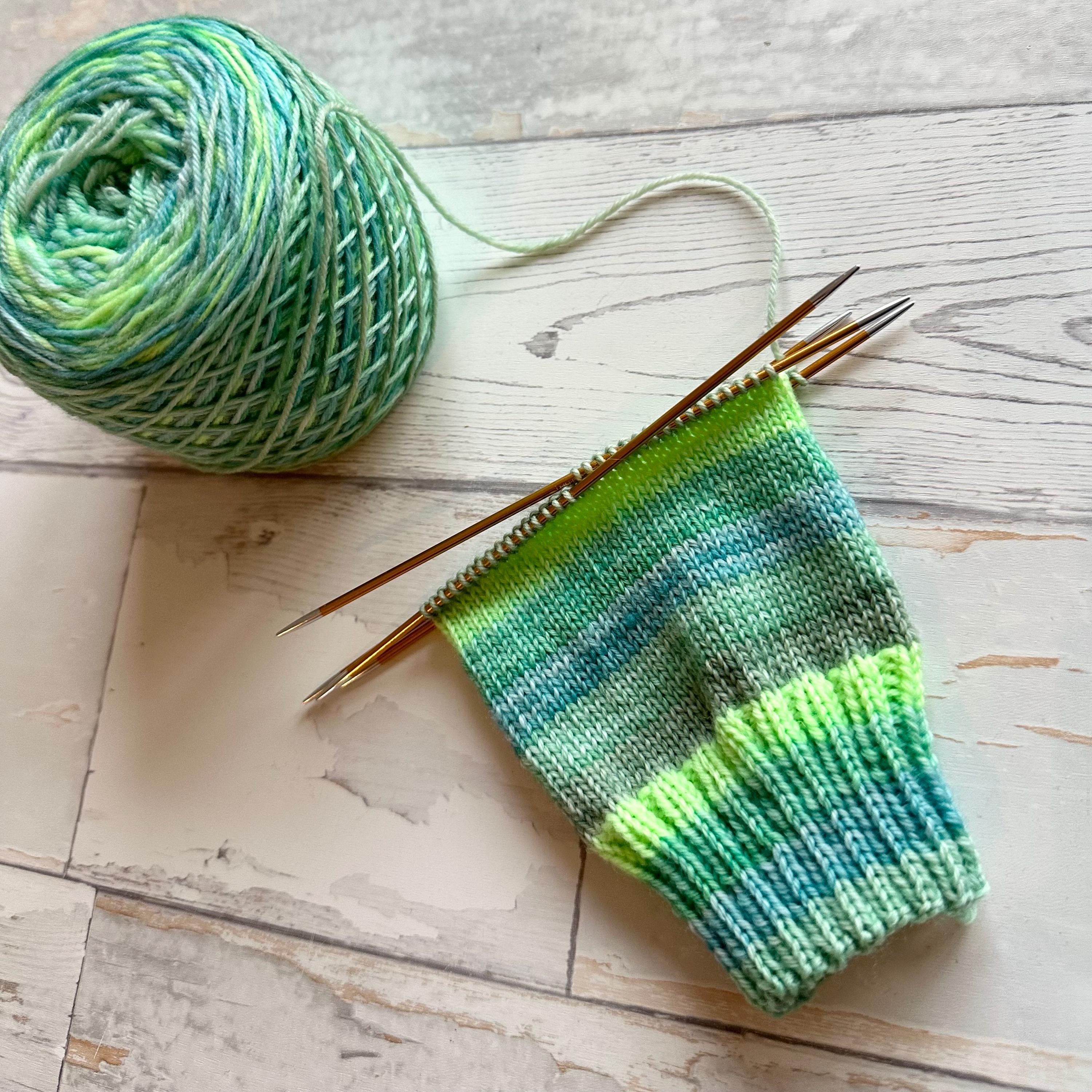 Hope, 5 stripes, self-striping sockyarn, handdyed sockyarn, handdyed yarn, handdyed wool