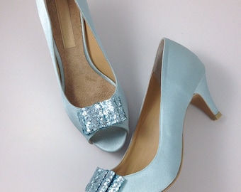 Powder blue heels | Etsy Powder blue heels | Etsy