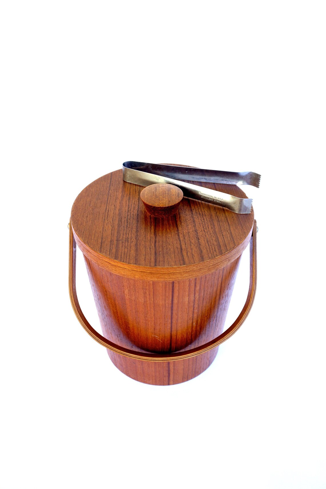 Mitte des Jahrhunderts Teak Eis kübel Zange Dänische | Etsy