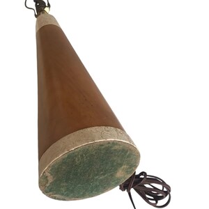 Chalk Small Deco Cone Lamp Teak
