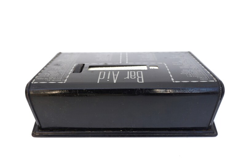 BAR AID MidCentury Metal Cocktail Recipe Rolodex Vintage Etsy