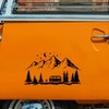 Large Woodland Camping Sticker Decal - Premium Vinyl For Cars, Vans, Caravans & Motorhomes (20 Colors, 6 Sizes)-575748