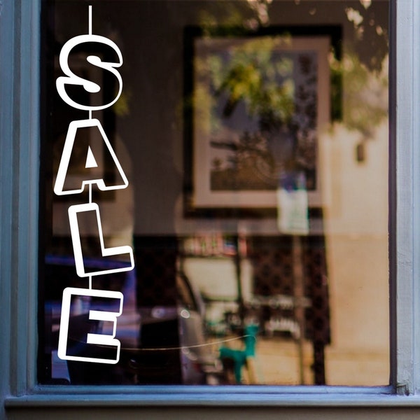 Sale Shop Window Sticker Retail Store Front Sale Display Vinyl Decal