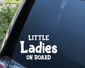 LITTLE DUDE ON BOARD BLUE STAR CHILD SAFETY VINYL CAR STICKER