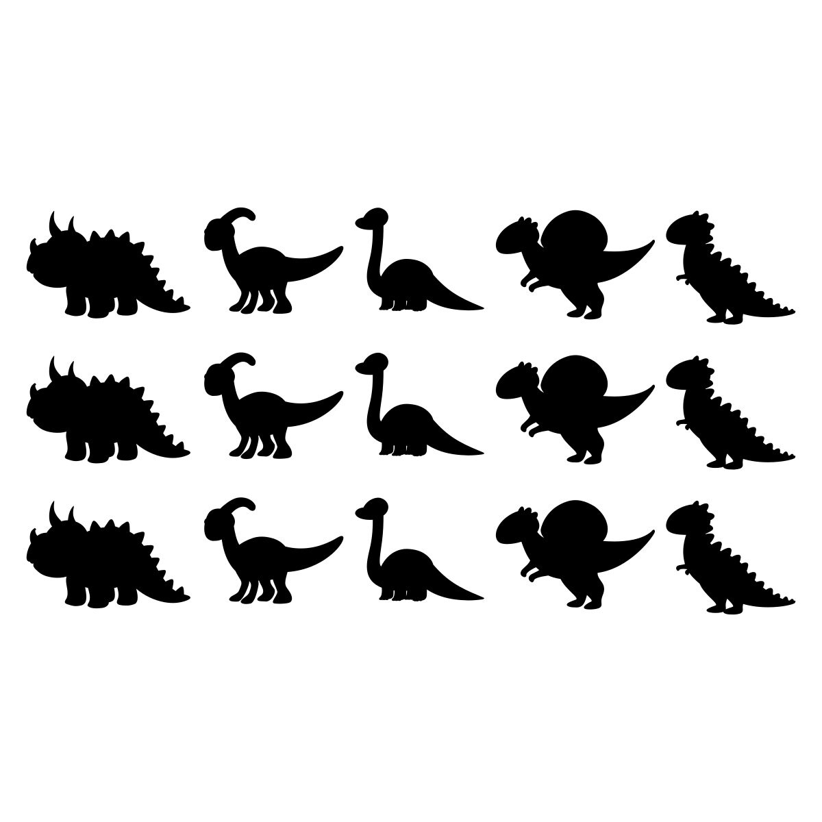 Baby Dinosaur Wall Art Stickers Dinosaur Decals Dinosaur Etsy UK