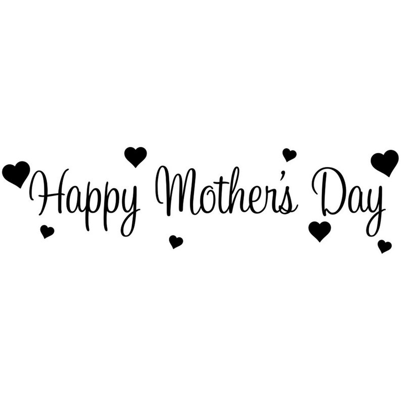 Happy Mothers Day Shop Window Sticker