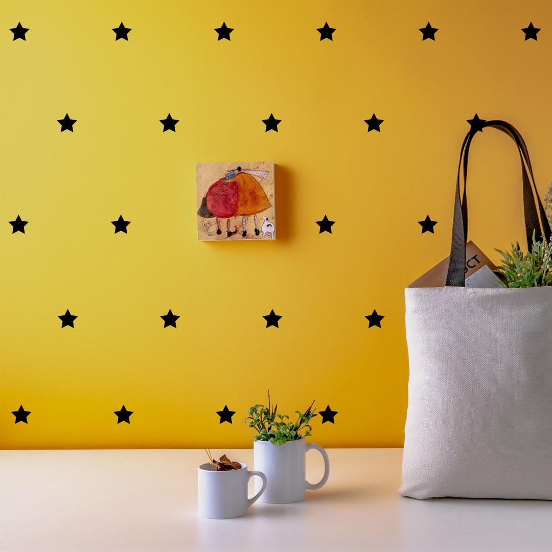 Star Wall Stickers Star Decals Star Wall Art Decals Star Etsy UK