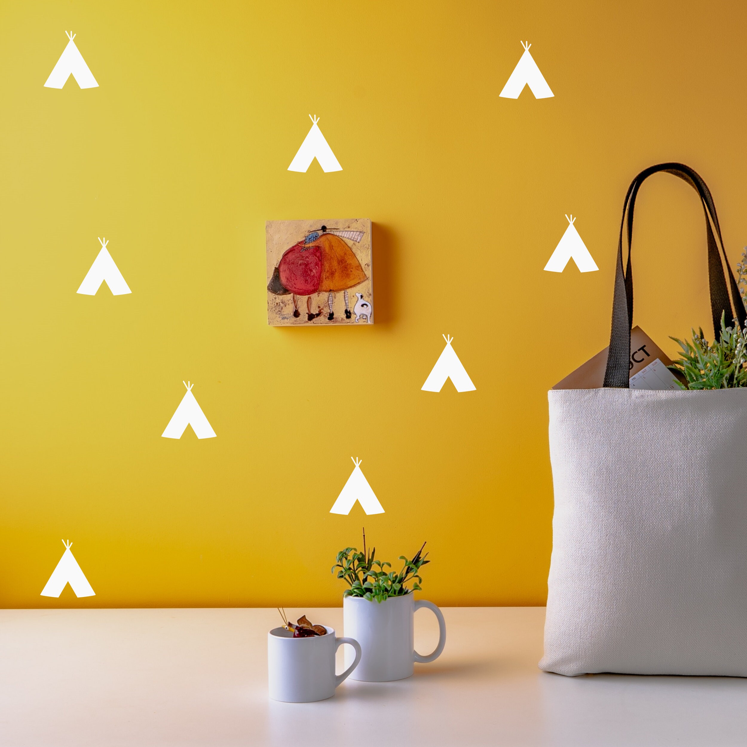 Teepee Wall Stickers Woodland Decals Forest Wall Stickers Etsy UK